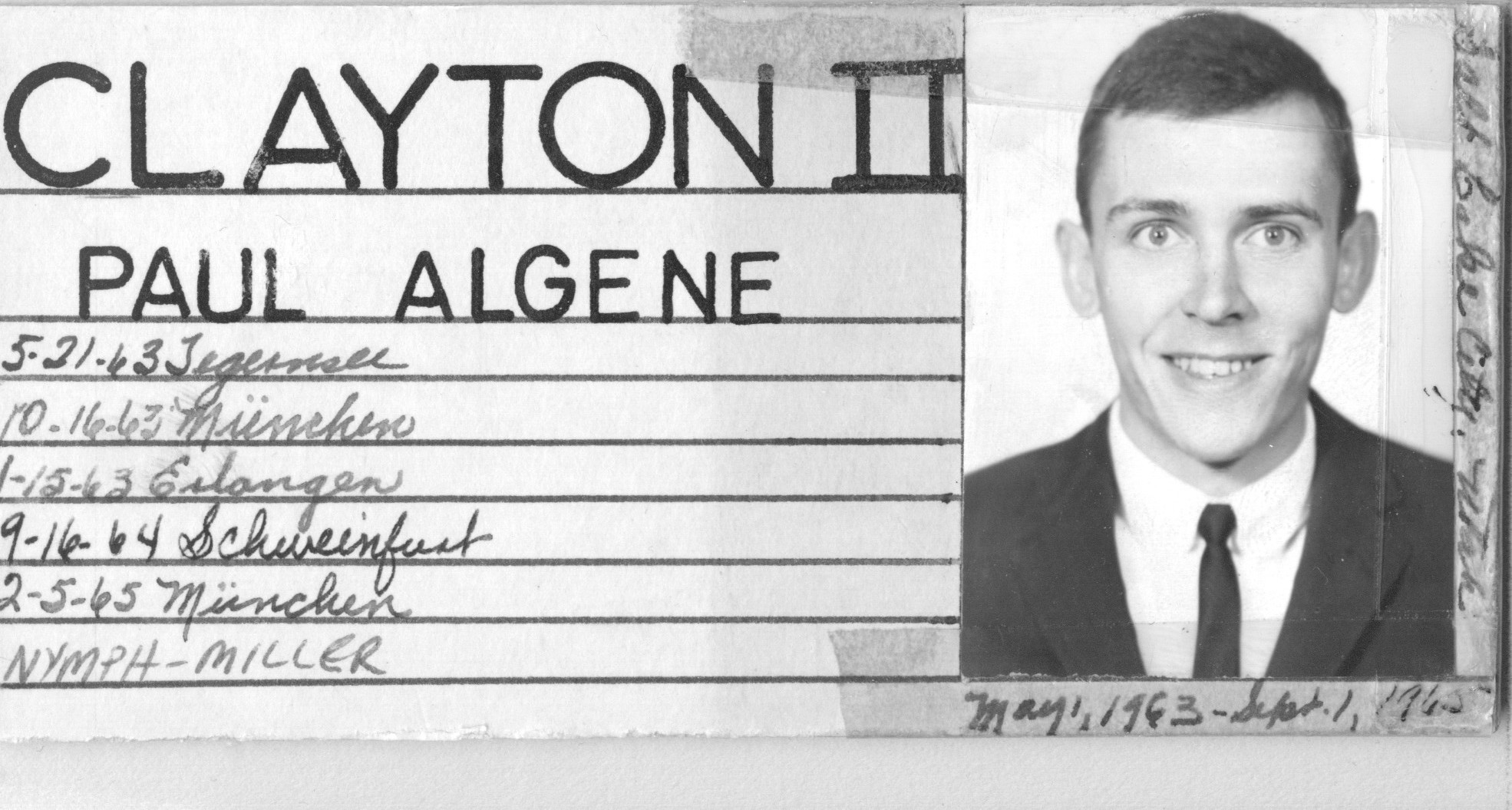 Clayton II, Paul Algene